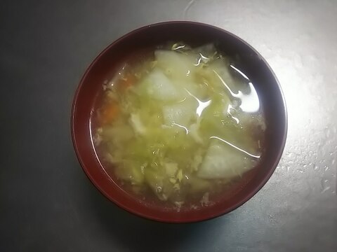 野菜たっぷり中華スープ